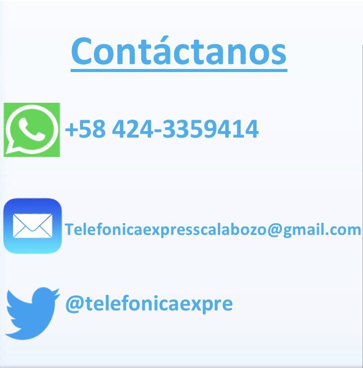 telefonicaexpre's tweet photo. Queremos estar cada día más conectado contigo síguenos a través de nuestras redes sociales para que estés más información y así poder ayudarte con tus solicitudes.
📱
#conectadoscontigo #instagram #facebook #messenger #whatsapp #twitter #correo #sms  #2021 #venezuela #movistar https://t.co/yyvXevGYqD