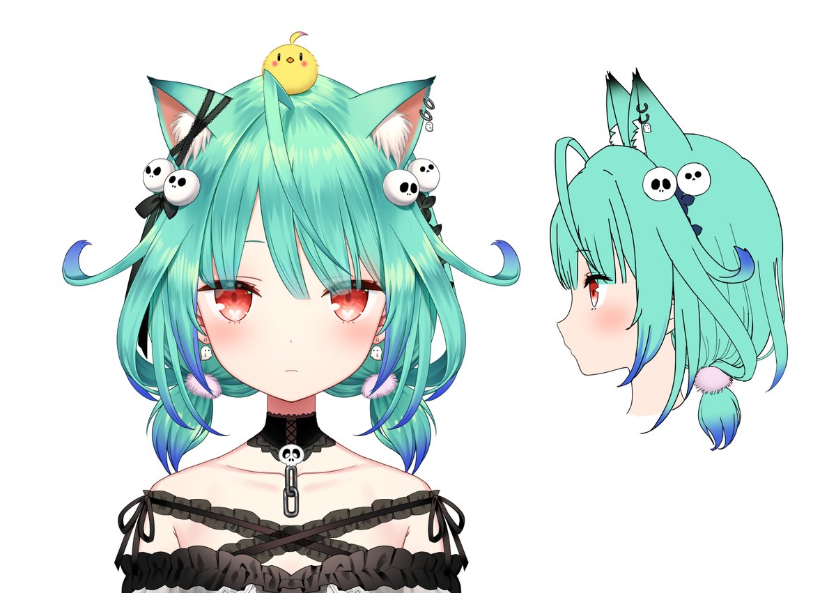 やすゆき 潤羽るしあちゃんのお誕生日に合わせて新しい髪型スタイリングしました やすゆき 潤羽るしあちゃんのお誕生日に合わせて新しい髪型スタイリングしました