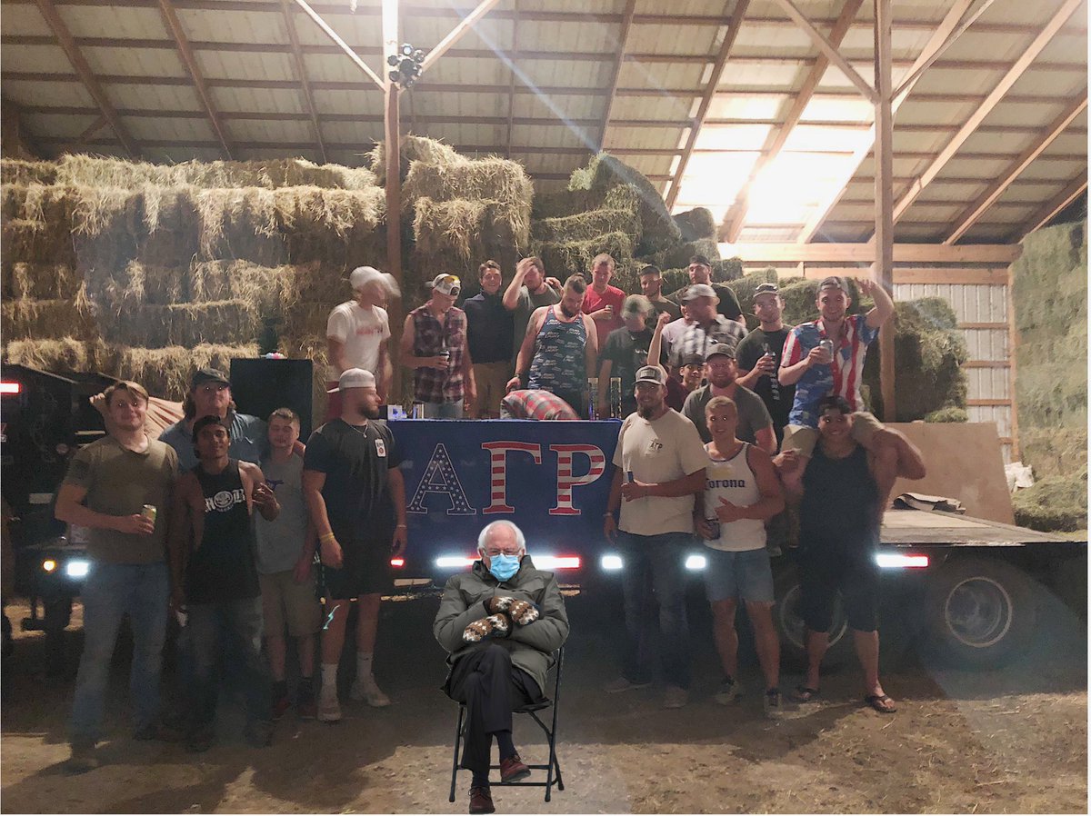 AGRBeta's tweet photo. Throwback to when Bernie came out to the barn!!! https://t.co/zSzMmqAJiU