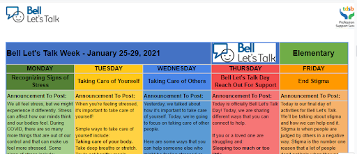TDSB Well-Being (@tdsb_mhwb) on Twitter photo BELL LET'S TALK DAY is Jan 28 & <a href="/TDSB/">Toronto District School Board</a> is joining the conversation all week long to raise awareness & encourage discussions about mental health & well-being. Use this link to access activities & resources docs.google.com/document/d/1_A… #sharethegood BELL LET'S TALK DAY is Jan 28 & <a href="/TDSB/">Toronto District School Board</a> is joining the conversation all week long to raise awareness & encourage discussions about mental health & well-being. Use this link to access activities & resources docs.google.com/document/d/1_A… #sharethegood