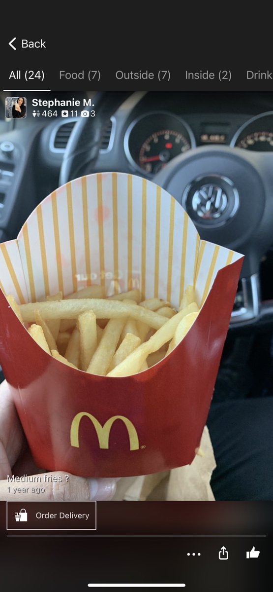 AlixTheAlix's tweet photo. if y’all need a laugh please choose a random mcdonald’s and read the yelp reviews https://t.co/zRmx3p8jmn
