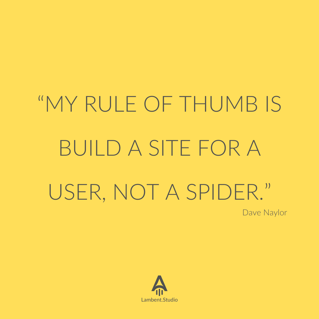 LambentDesign's tweet photo. Sometimes people forget the most important part of SEO – your customers.  Ranking #1 in Google is useless if your website is not designed properly to convert that traffic into leads and sales, thats where our knowledge on user experience comes in to help. #userexperience #ux https://t.co/cdI3UaQR5H