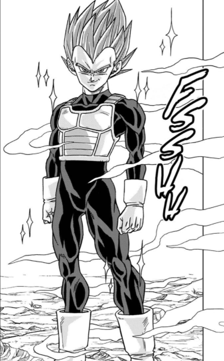 Super Saiyan God: Far weaker than Anime SSJG, but still a league beyond SSJ3. Its only about Base x1,000~. While Goku doesn’t get a power boost from it, he can use it at will later on, as does Vegeta for unknown reasons. It has no defined stamina/time limit, or special abilities.