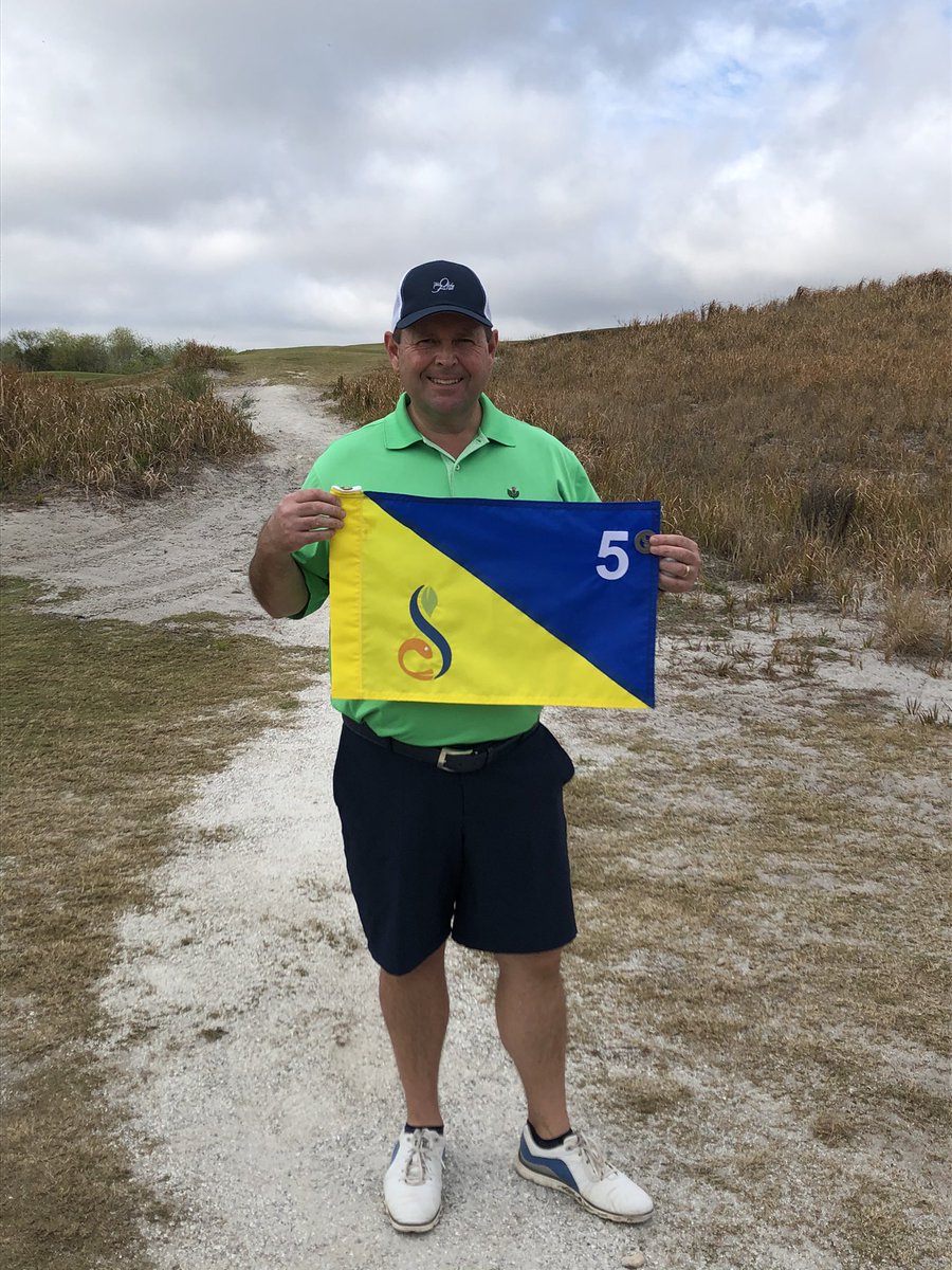 streamsong's tweet photo. Congratulations to Kevin Kinser from @TheOldeFarm on his hole in one on Streamsong Blue #5 during the #StreamsongInvitational. Kevin used a gap wedge from 120 yards. Way to go, Kevin! https://t.co/8oKEKt2IcC