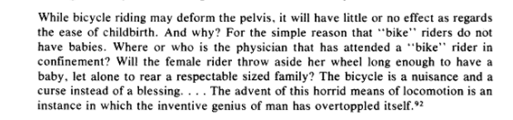 But that vertebral anomaly is nothing compared to concerns about the impact of cycling upon the pelvis  IMPENDING MISOGYNY ALERT 