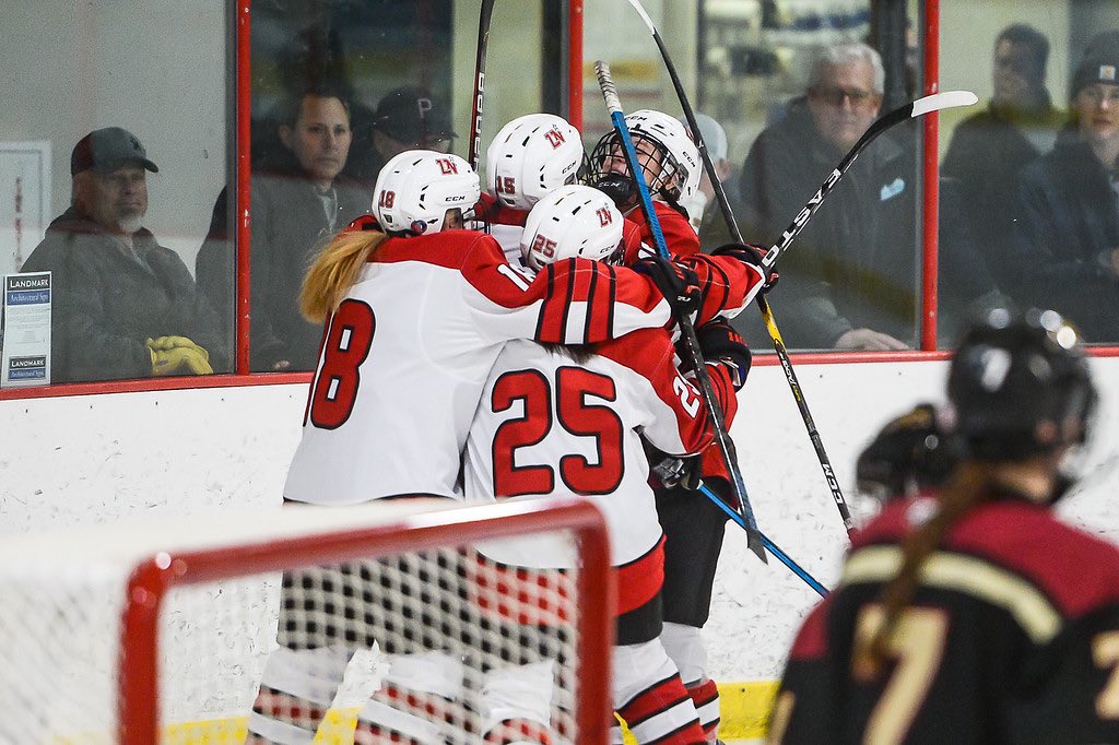 LNgirlshockey's tweet image. Border Battle this afternoon at 3 PM! 🥳  Watch the Panthers take on the Lakeville South Cougars on PrepSpotlight!!