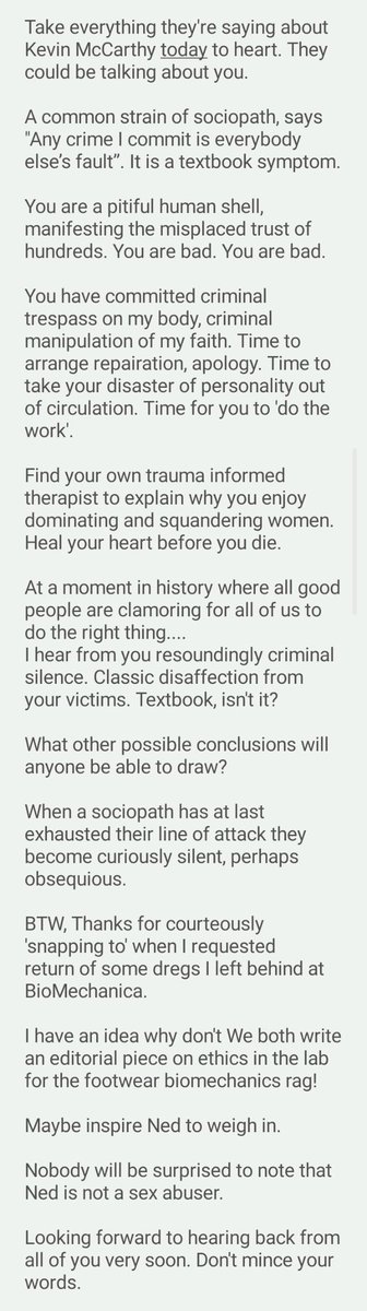 TheJenosphere's tweet image. #WritingTherapy:
To my abuser &amp;amp; #enablers

@ScienceFootwear  #PredatorPhD #ISB_2021 
#MartynShortenPhD 
#BioMechanics @FootwearBioMech
#Ethics #SexAbuse @ISBiomechanics #PDX #Metoo #metooSTEM #MeTooPDX #Academia #PortlandSOCIETY
#SciComm #Corruption
#shoeDOC #oregonmediators #jah