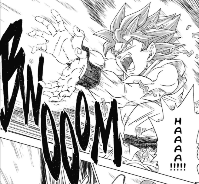 (Advanced) Super Saiyan Blue: Not at all distinguished from Initial Blue narratively, but Goku and Vegeta use only this variation from the U6 Tournament onwards. The aura has distinct blobs of fire or ki in it. It is a highly taxing form: both transforming into it repeatedly, —