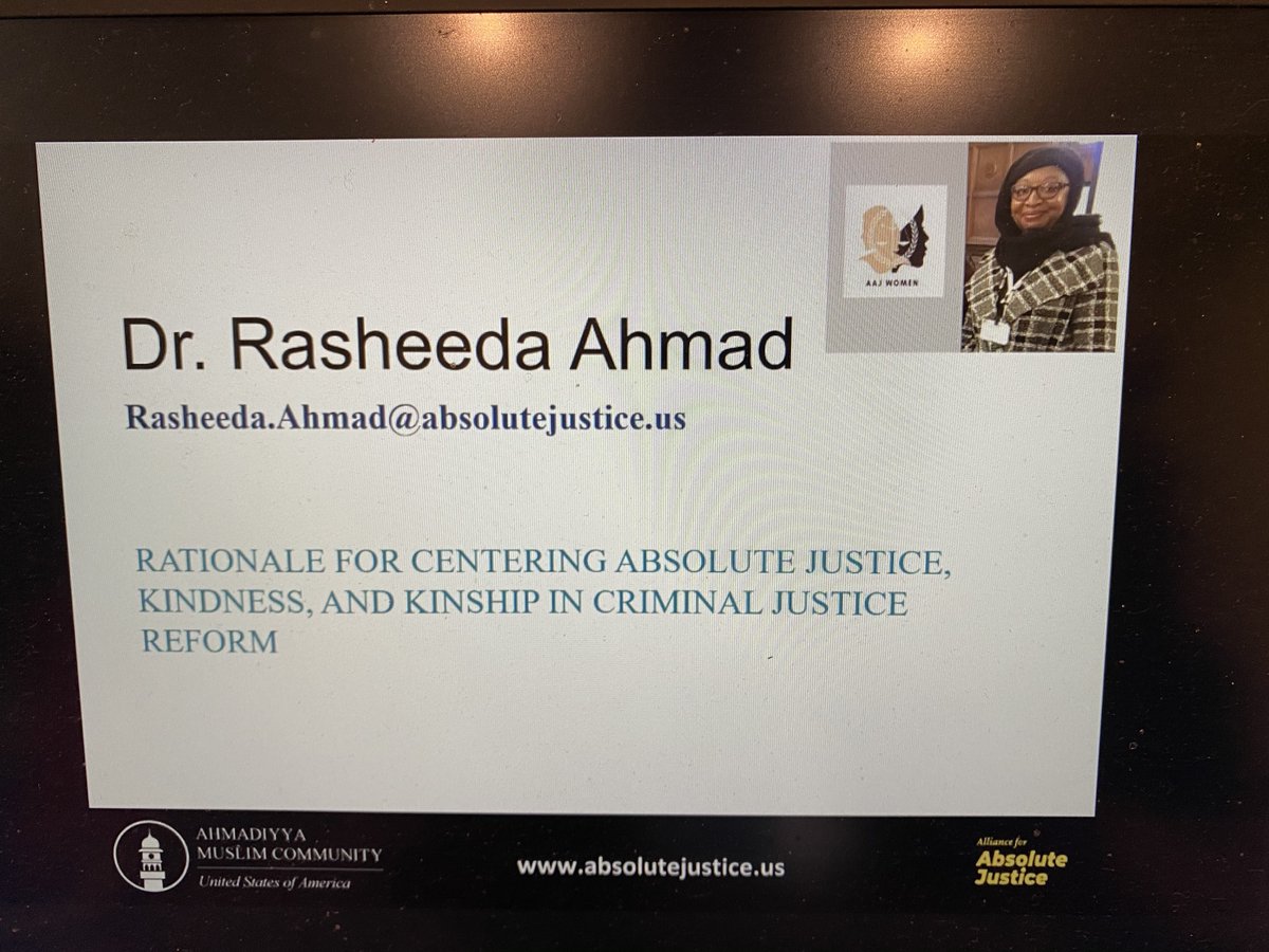 TrueIslamUSA's tweet photo. "We need to be immersed in the great soul work to truly be working for social justice . . . Our society can no longer be lulled into a false sense of being in a post-racial society."--Dr. Rasheeda Ahmad #PRJS #RISEREVOLTREPEAT #AbsoluteJustice https://t.co/ED9TnxWOTY