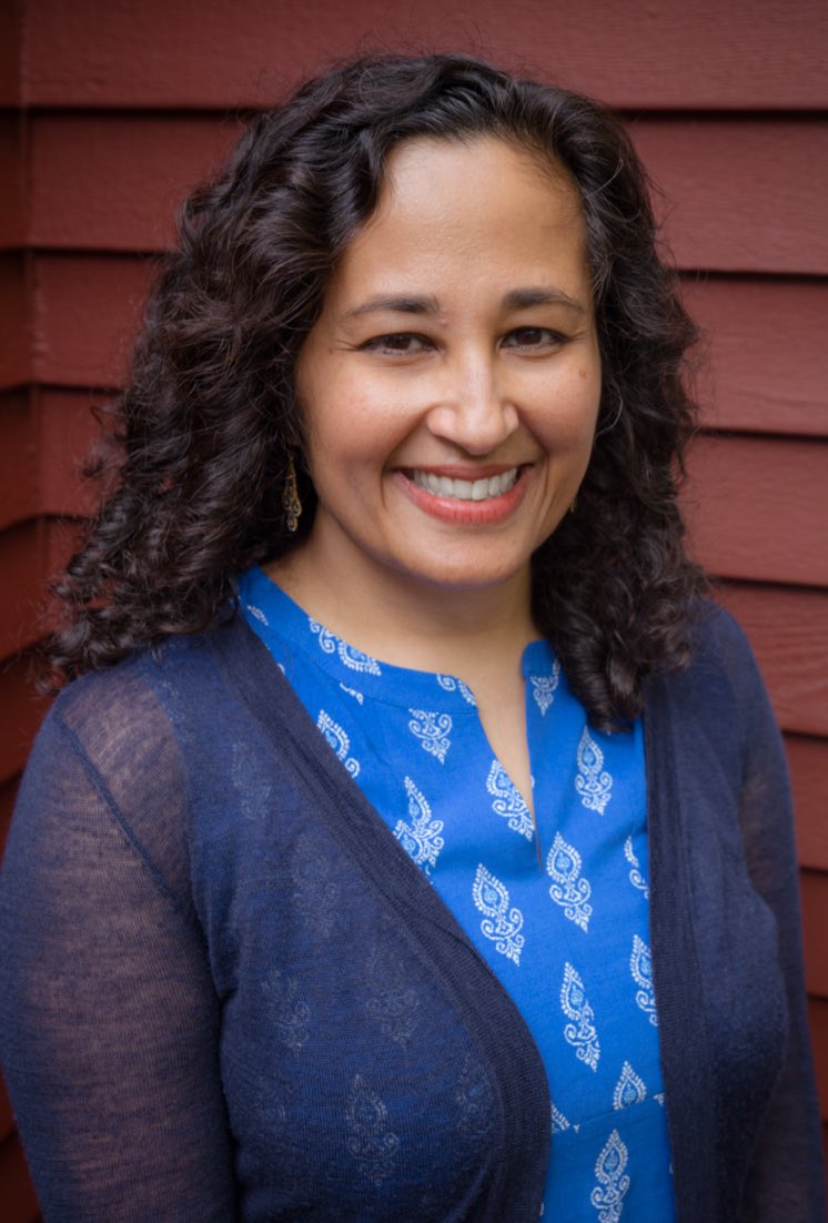 RAJANI LAROCCA is an acclaimed author whose debut pb SEVEN GOLD RINGS includes a math puzzle & explains binary numbers and her mg novel RED, WHITE, & WHOLE has science, poetry, Hindu mythology, & 80s pop. In short: if u ever play TrivialPursuit u NEED  @rajanilarocca on ur team 