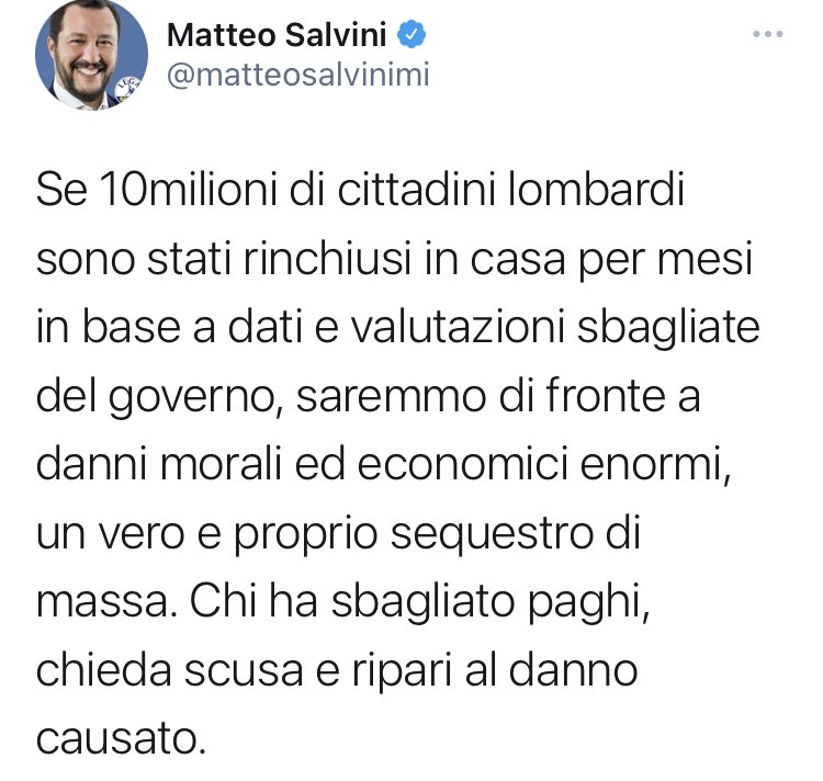 emenietti's tweet photo. aspetta che controllo di che partito è il presidente della regione. 🤡 https://t.co/VGDiiKkr0N