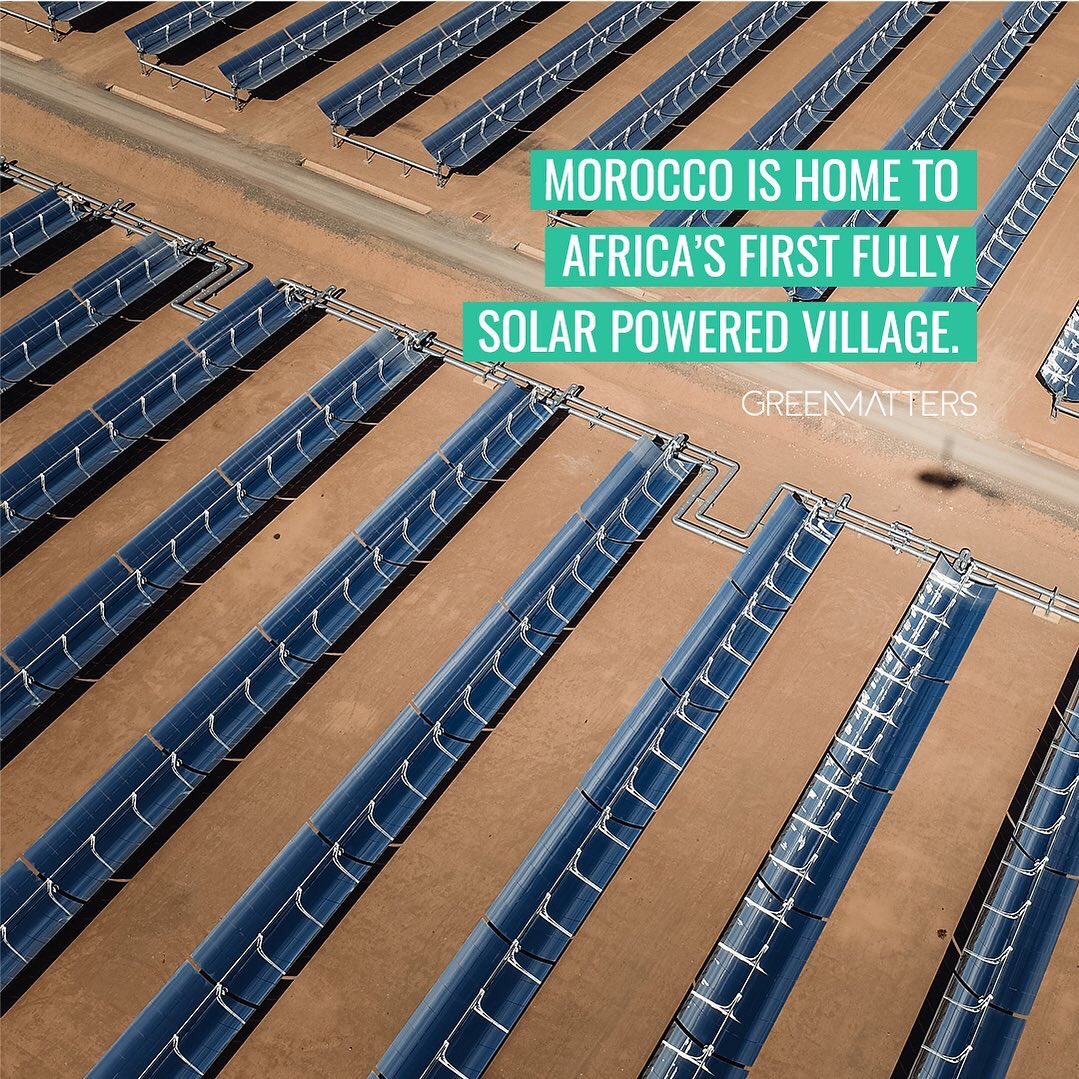 Id Mjahdi, a tiny community located near the Atlantic coast of Morocco, is being celebrated as the first fully solar-powered village in Africa — and it’s hoping to set an example for others on the continent. <a href="/GreenMatters/">Green Matters ♻️</a> ♻️ #morocco #solarenergy #solarpowered #solarenergy ⠀