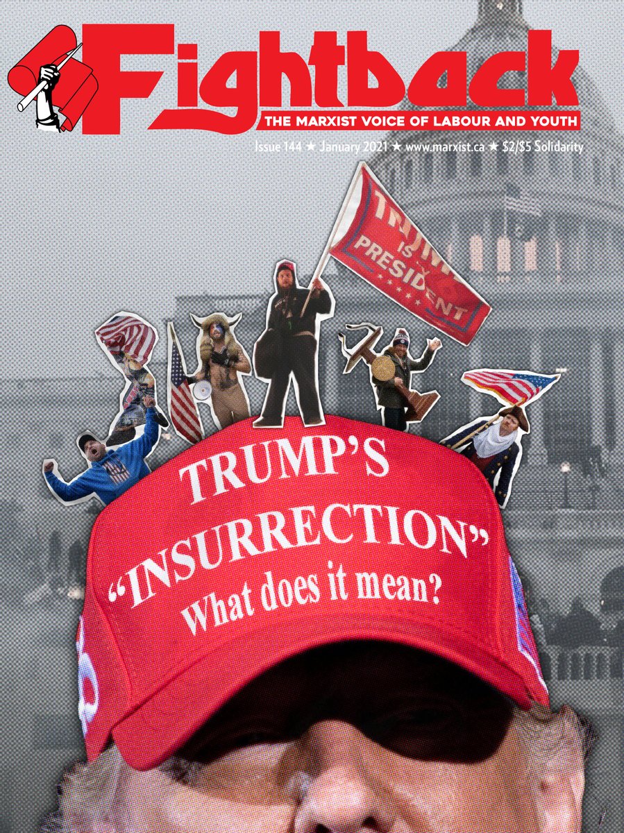 CanadaMarxists's tweet photo. Fightback 144 is out now! In this issue: Trump's "insurrection"; rising death toll in long-term care homes; Ripley's Aquarium union drive, and more!
Subscribe here: https://t.co/vuOrpZl6uB https://t.co/n0A0unxPg8