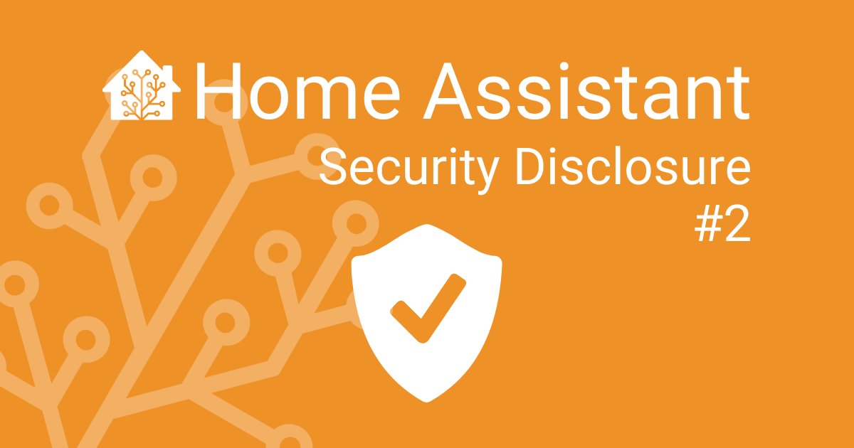 home_assistant's tweet image. Unfortunately, we have to report a new, second, security disclosure today.
⚠️ Update your Home Assistant Core to 2021.1.5 or newer!
home-assistant.io/blog/2021/01/2…