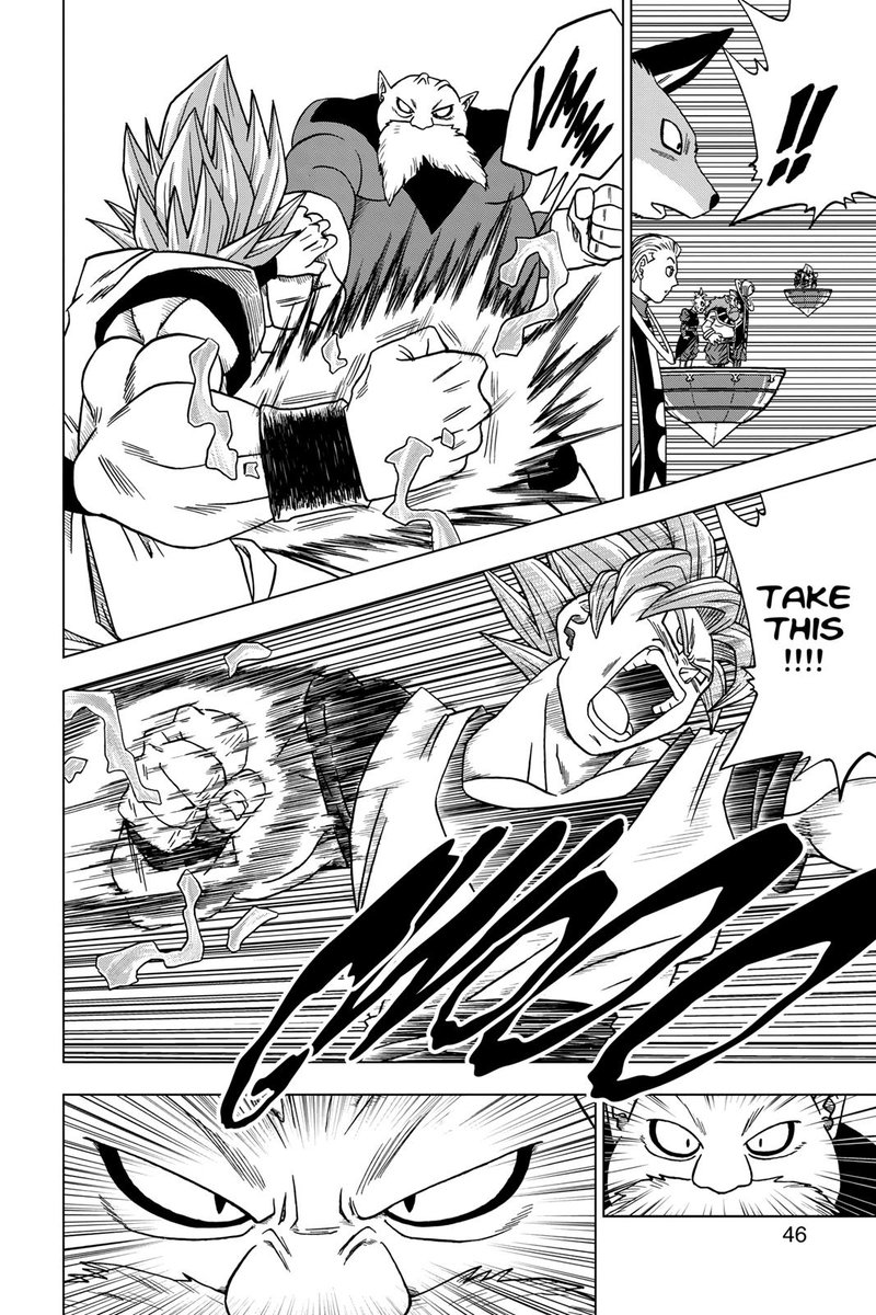 — In the ToP Arc onwards, however, Goku and Vegeta use this form casually with no apparent drawbacks. Blue’s aura can also be channeled into attacks to power them up, which is how Goku mimics the Hakai.Gogeta also uses this form.