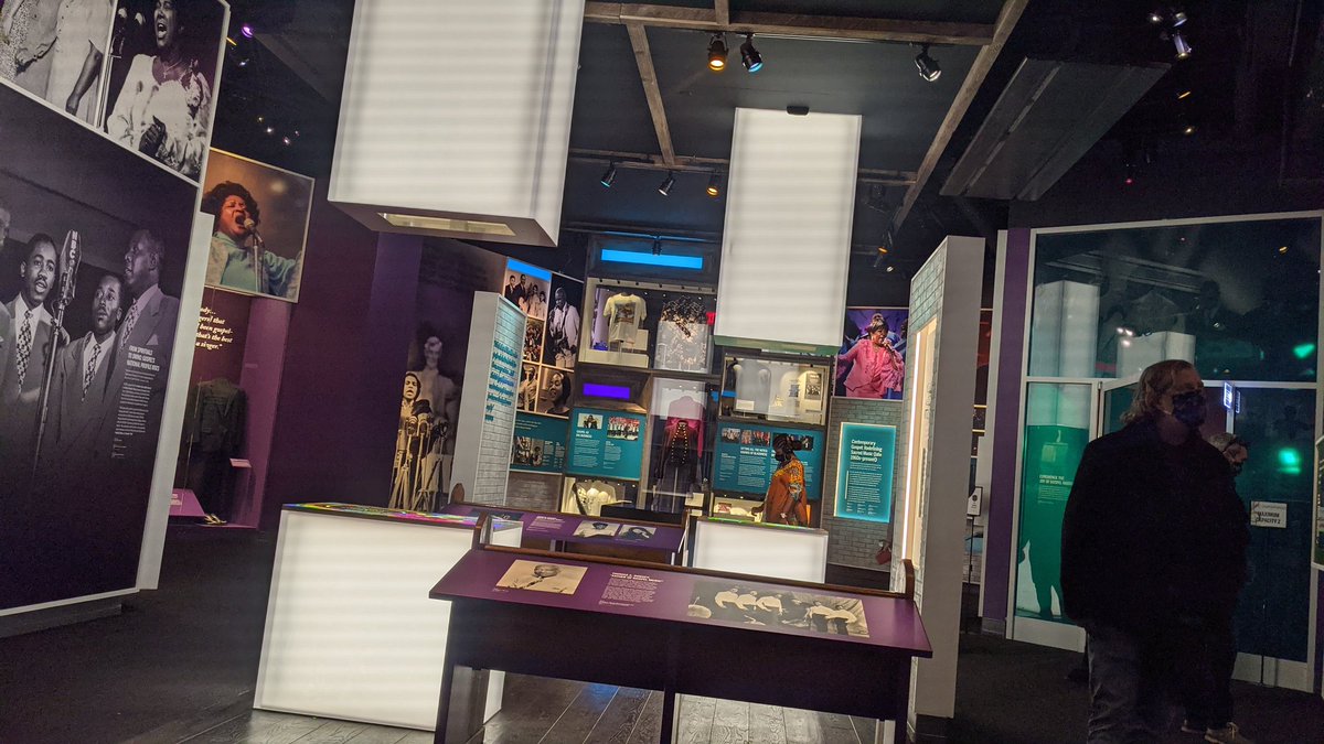 Wade in the Water exhibit on the origins of gospel.