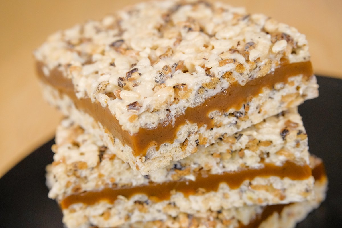 We've got a limited supply wild rice caramel bars treating the menu today! Get a giant bar for $5 while supplies last. toasttab.com/pamp