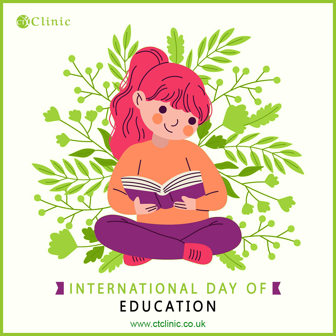 ctclinicuk's tweet photo. Everyone deserves to have an education! Happy International Day of Education to you all.
With love from CT Clinic.

#CTClinic #education #internationaldayofeducation #learning #youth #youthactivism #youthempowerment https://t.co/L2GiNGK5Il