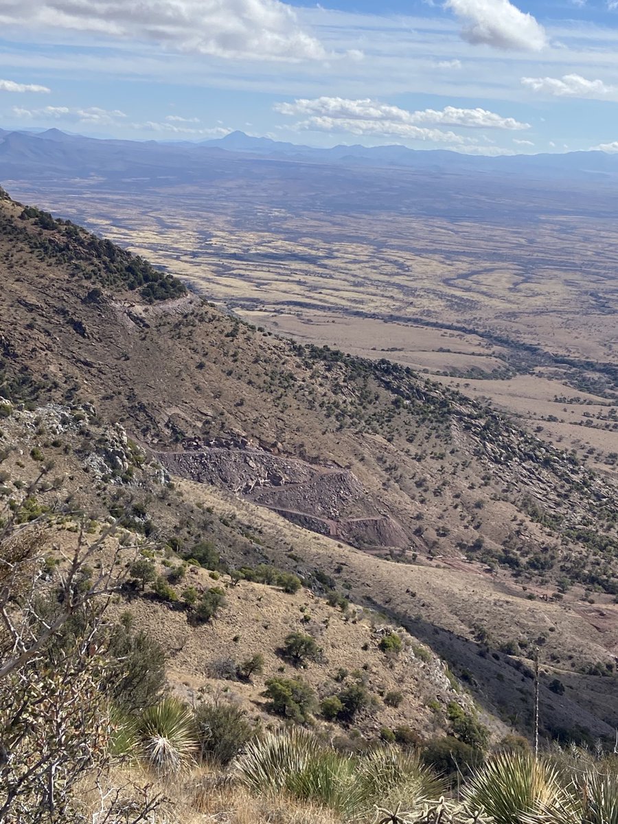 doctorfern's tweet photo. The sound of pile drivers during illegal wall construction is ringing through the canyons at Coronado National Forest @skyislandalliance #notanotherfoot https://t.co/wQrW88lF54
