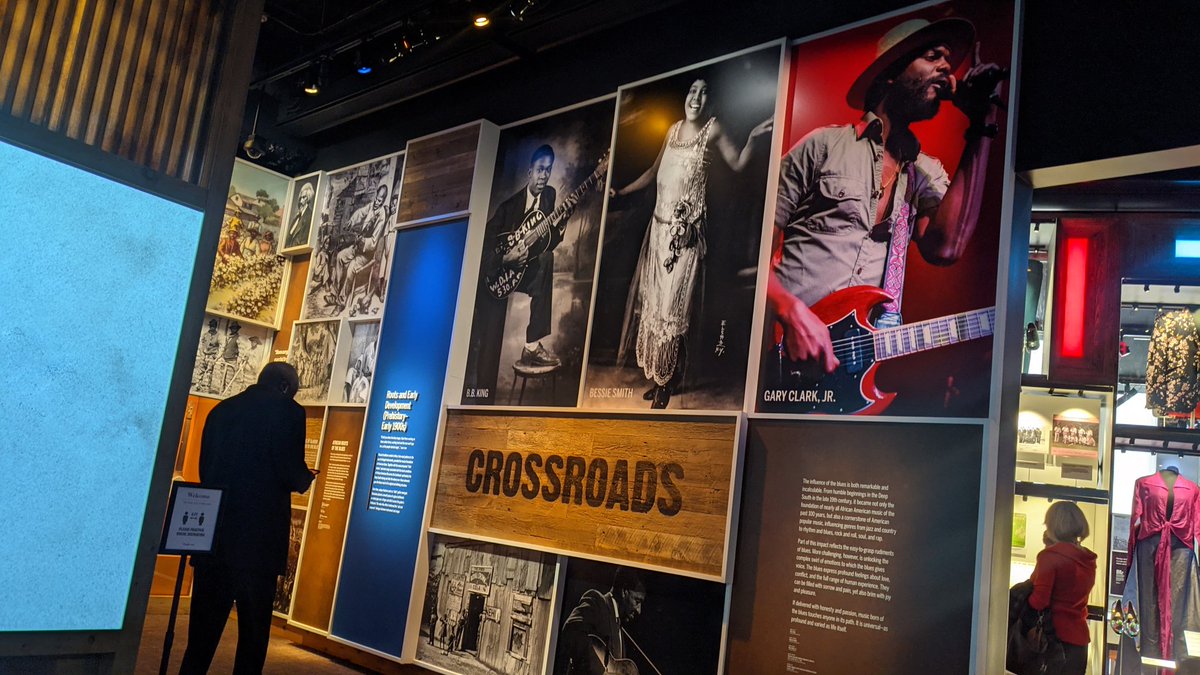 Crossroads exhibit next! Talking bout the Blues!