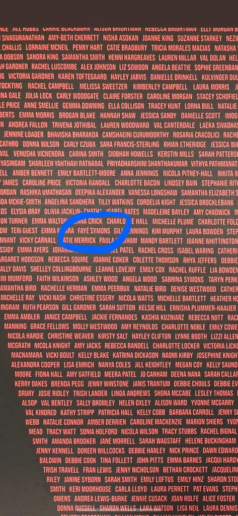 I found my name! <a href="/EnglandNetball/">England Netball</a> #RiseAgain #netballnamesearch 👀😃👍