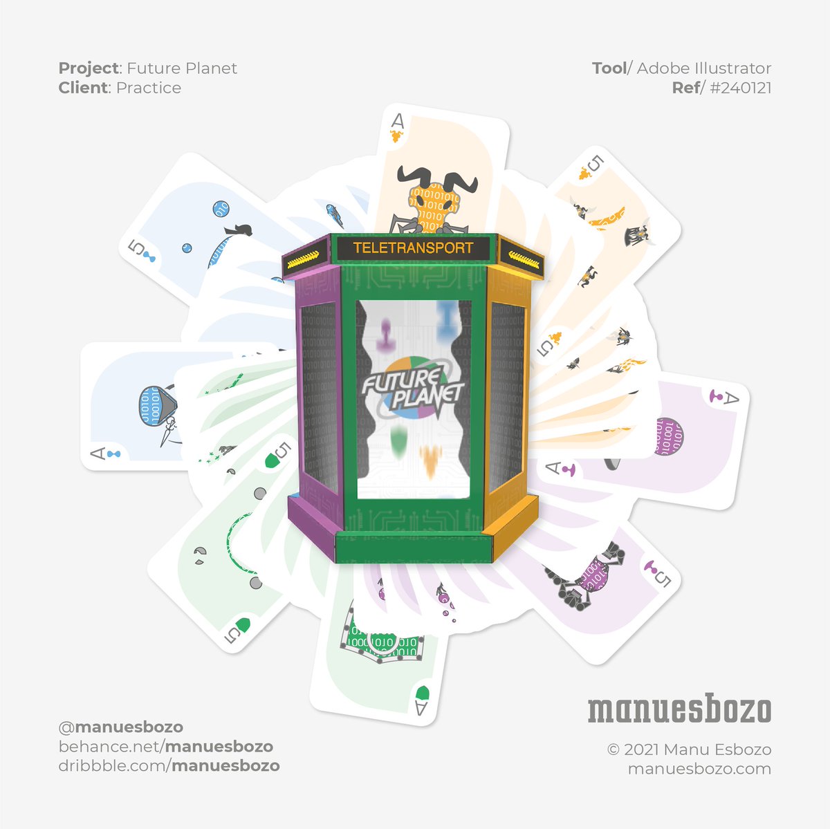manuesbozo's tweet photo. [FUTURE PLANET]

Development of a poker card game themed in science fiction cinema. Interactive packaging, teleporter simulation.

#playing #cards #poker #interactive #packaging #teleporter #simulation #game #sciencefiction #cinema #manuesbozo https://t.co/M3HChdw759