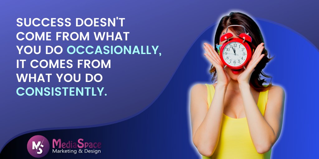 Consistency in action- Is it the hidden driver for #success? Yes! Consistency is a must as you build and grow your #business too. 

Here's why! #Consistency:
✔️Allows for measurement
✔️Creates accountability
✔️Establishes reputation
✔️Makes you relevant
✔️Maintains your message