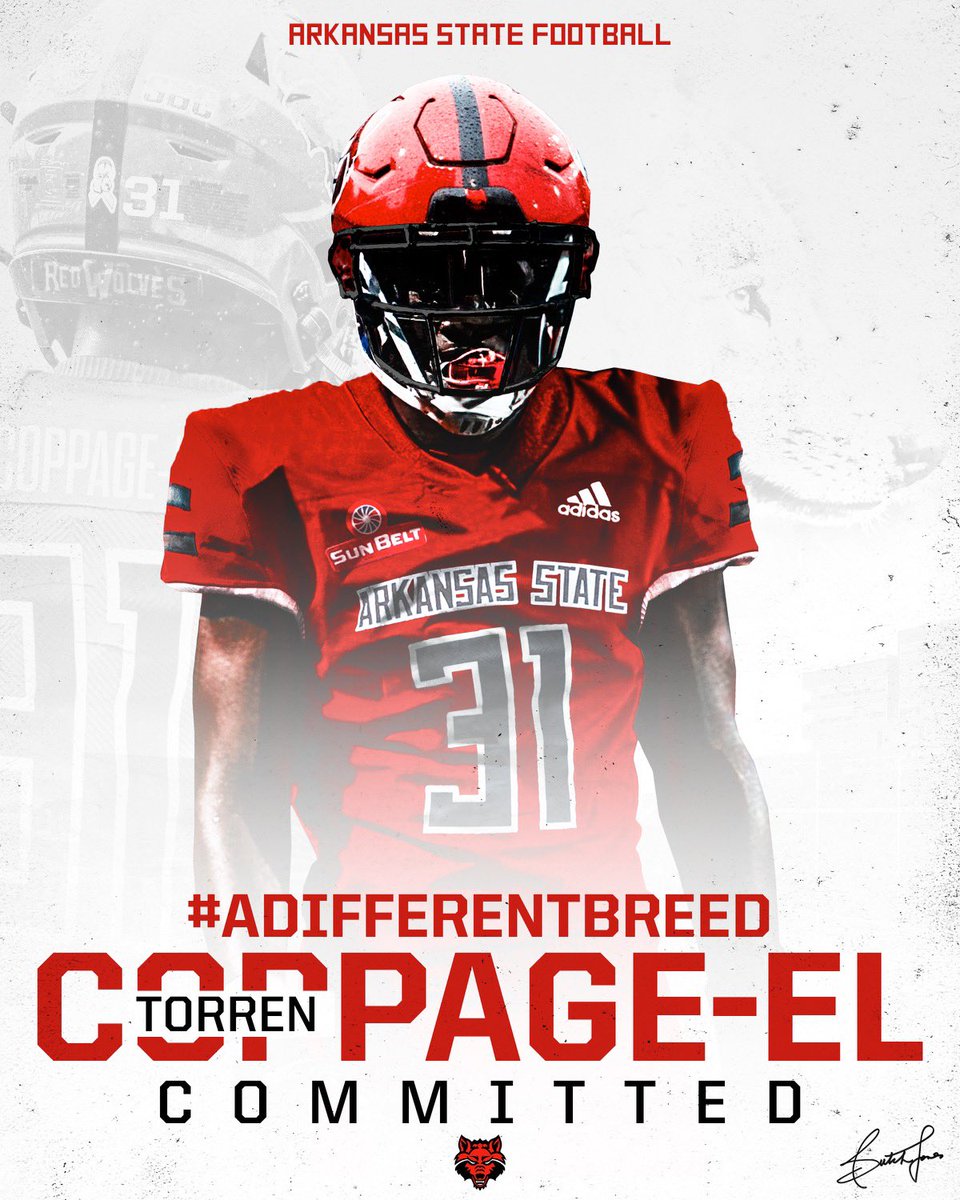 4ntorren's tweet photo. I’m 100% committed to Arkansas State University #IGivePraiseToTheMostHigh Thankful for all the people that supported the vision .. excited for the next chapter. #WolvesUp 🐺🔴⚫️ https://t.co/24GJptp7Zg