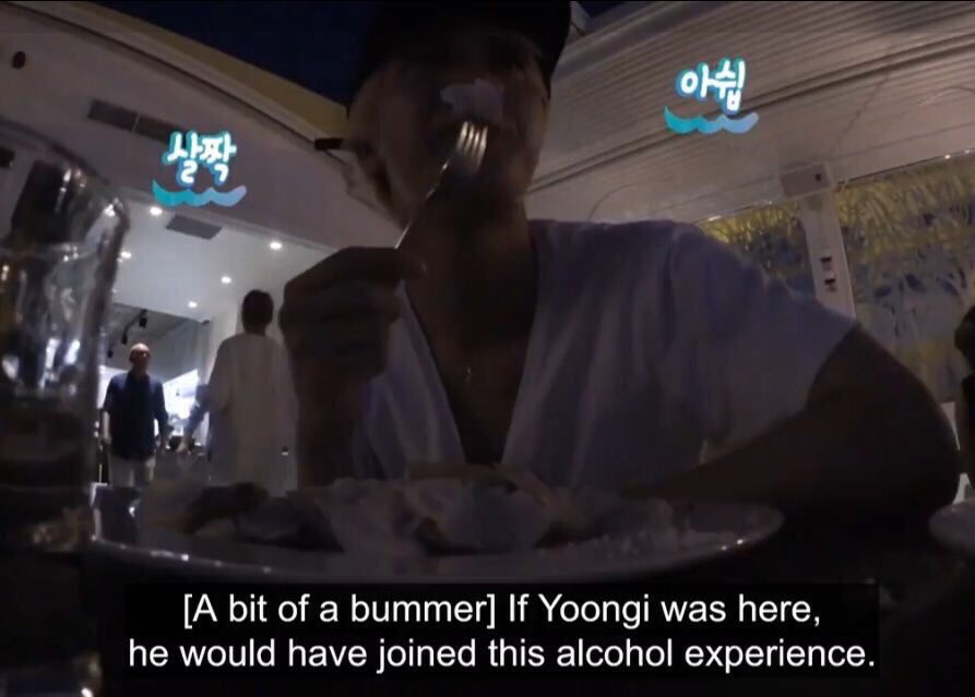 “if yoongi was here, he would support me”