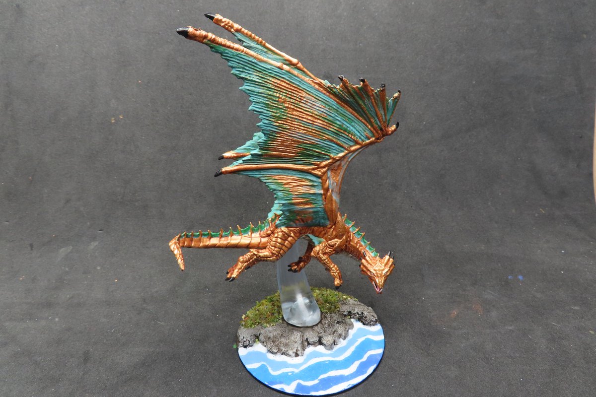reductor dechifrere præcedens RUNESTORM on Twitter: "painted up a young bronze dragon from the dungeons  and dragons @wizkidsgames line. if you would like to see how i painted this  up you can checkout my youtube