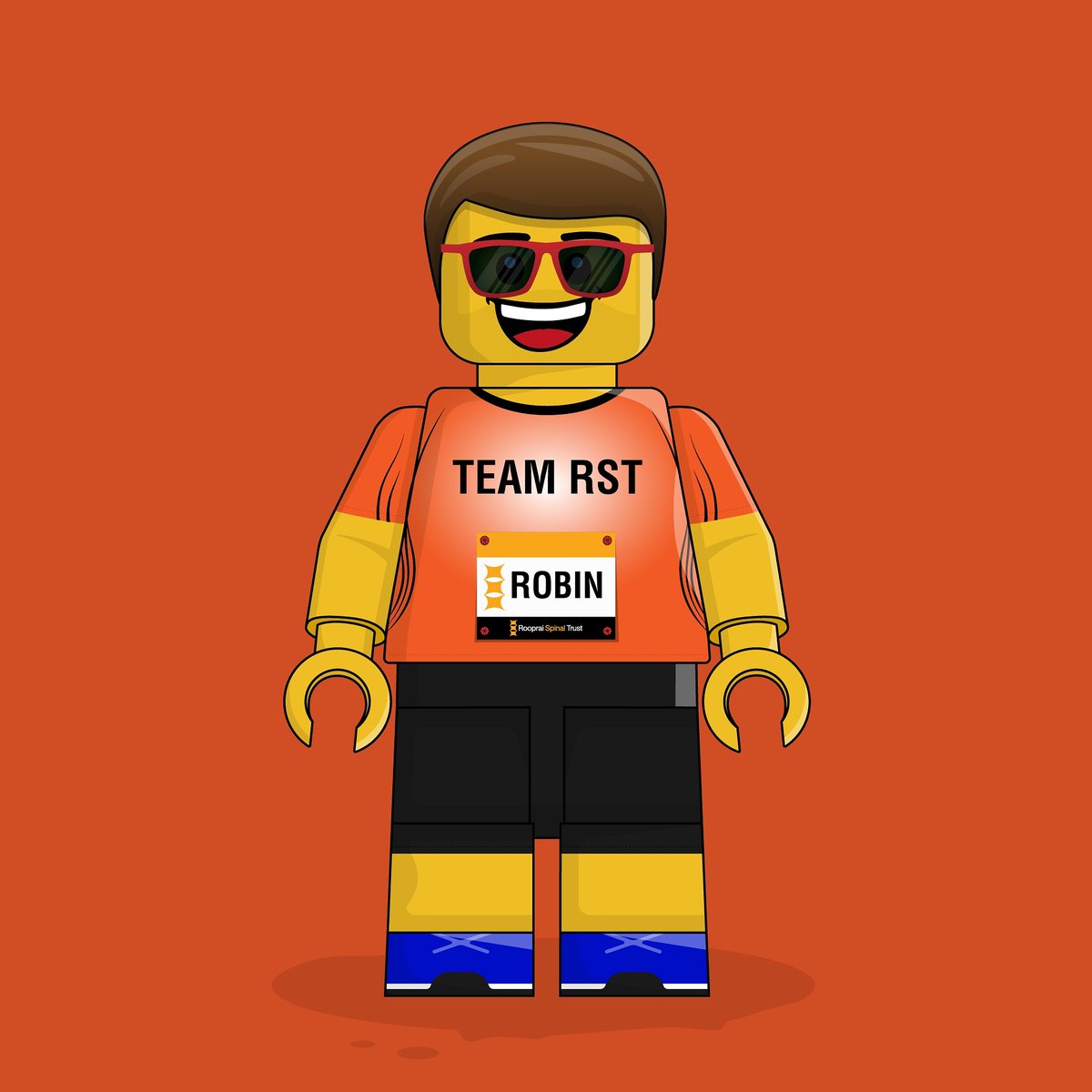 RobinPlowman's tweet photo. Check out the new BrickMe! It's cool to have a version in #TeamRST colours as I'm an @RSTrust supporter &amp; volunteer 😍😎

All my fundraising in 2021 is for RST:
https://t.co/U3iNnc7CFY

Thanks @BrickRunners_, awesome as always 🙌🏻

#BrickRunners #BrickRunner #runchat #ukrunchat https://t.co/8DR4dZ358f