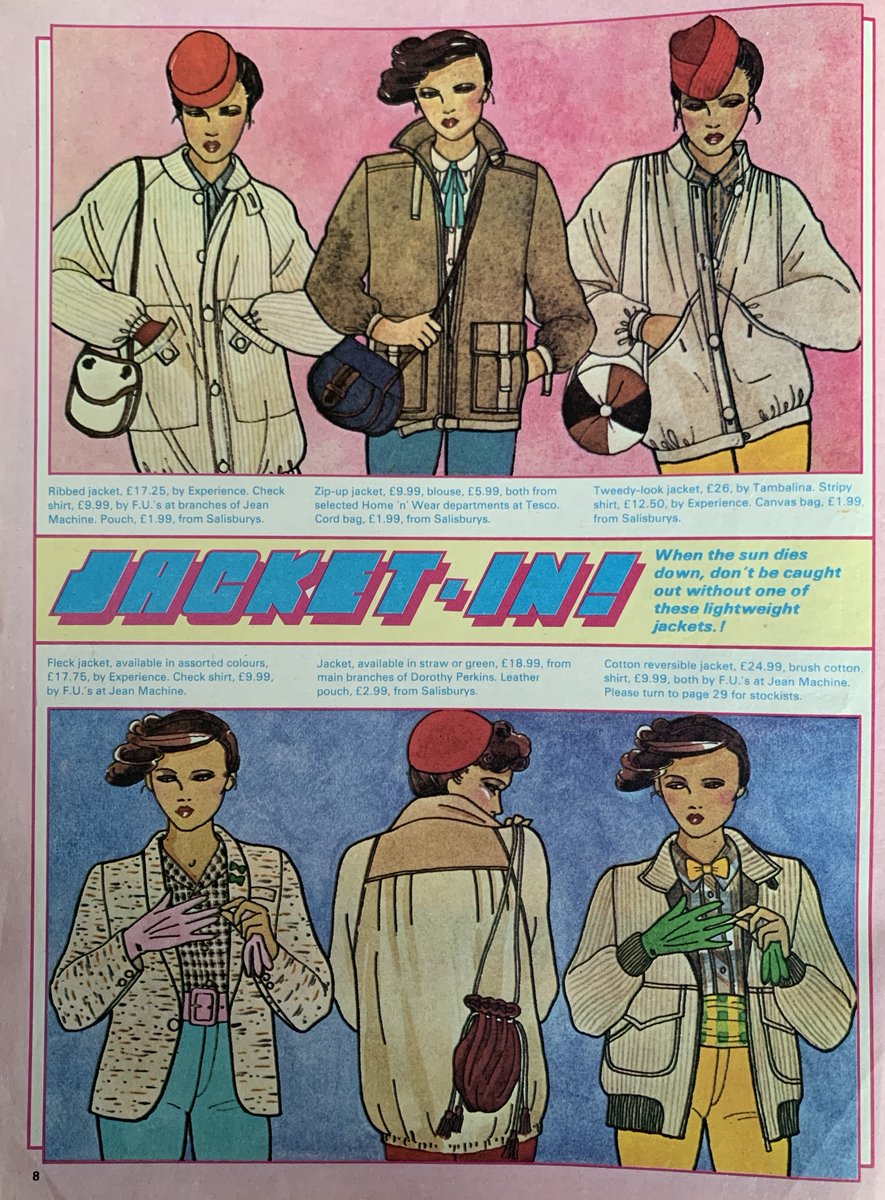 70s_fashion's tweet photo. Jackets &amp; Frocks #1970s #fashion #fashionart #pinkmagazine https://t.co/k4kDkCDC4x