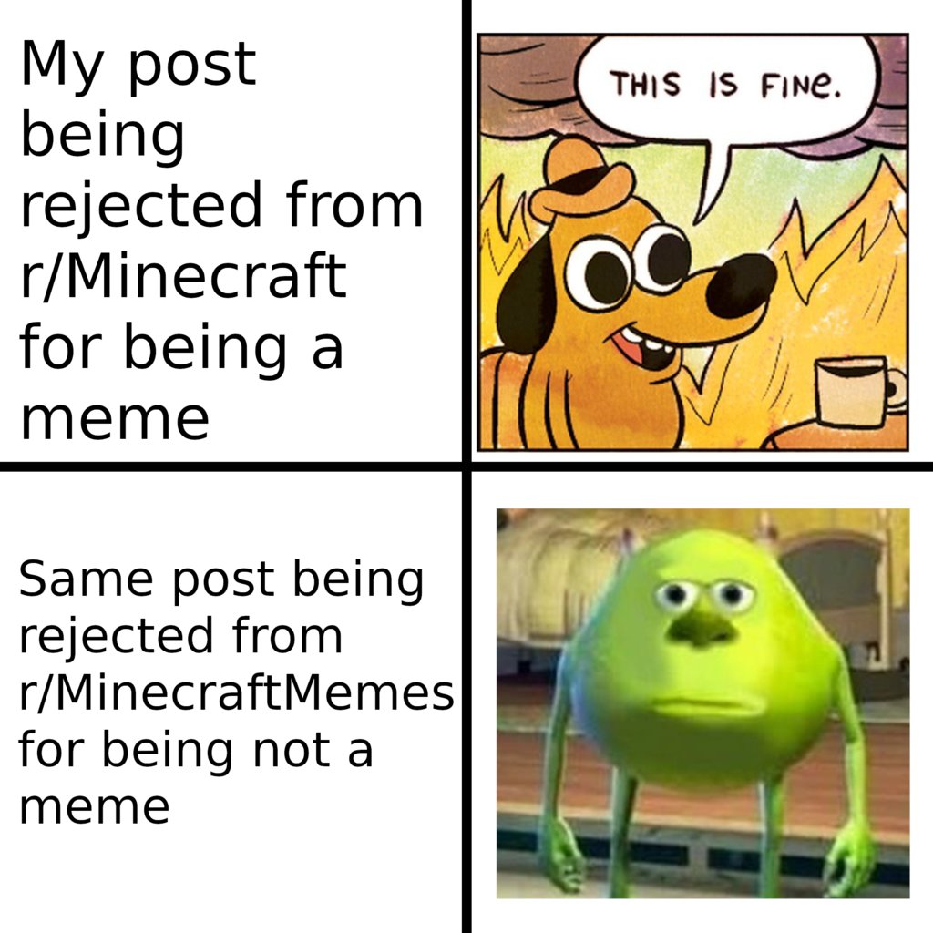 Uzivatel Minecraft Memes Na Twitteru Everytime T Co L5vpokwi7a Twitter