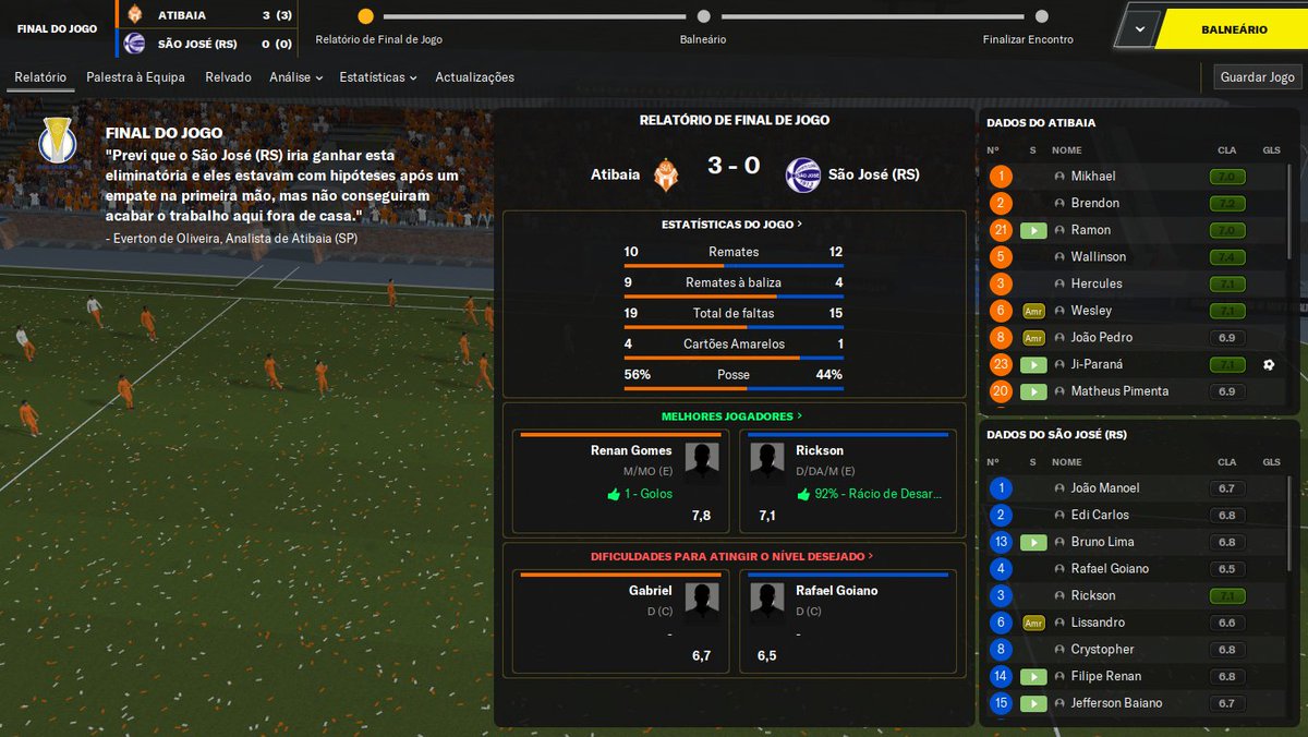 VipStraightEdge's tweet photo. Campeão da @SerieC_ com o @atibaiasc no Football Manager #Atibaia #SerieC https://t.co/4ikYtseRec
