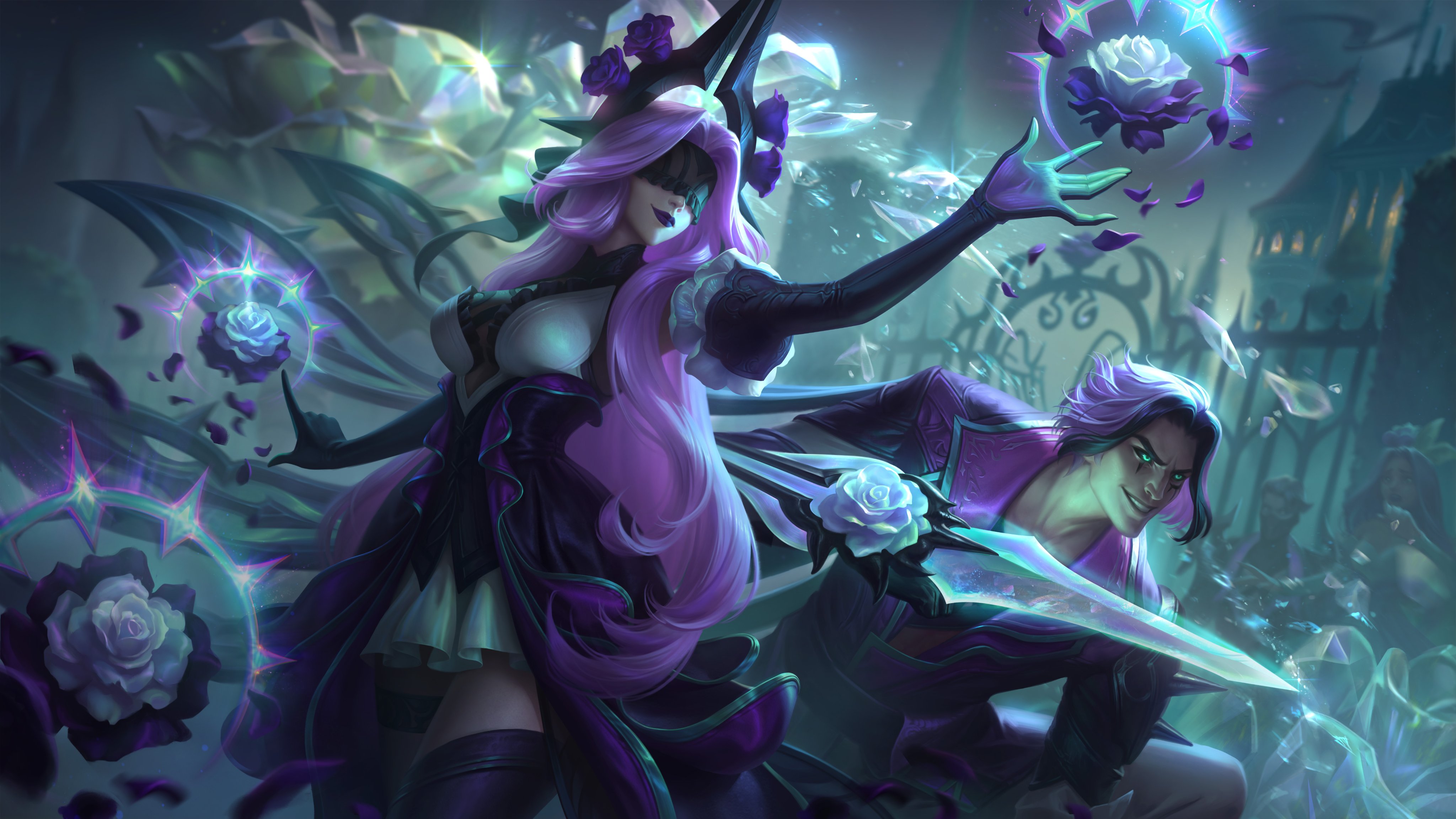 Crystal Rose and Withered Rose Skins to be released on Valentine's Day