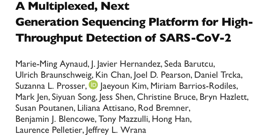 P.S. The fantastic team behind C19 SPARseq is listed below. This preprint has just been accepted for publication but the virus variant adaptation of it is a further development.