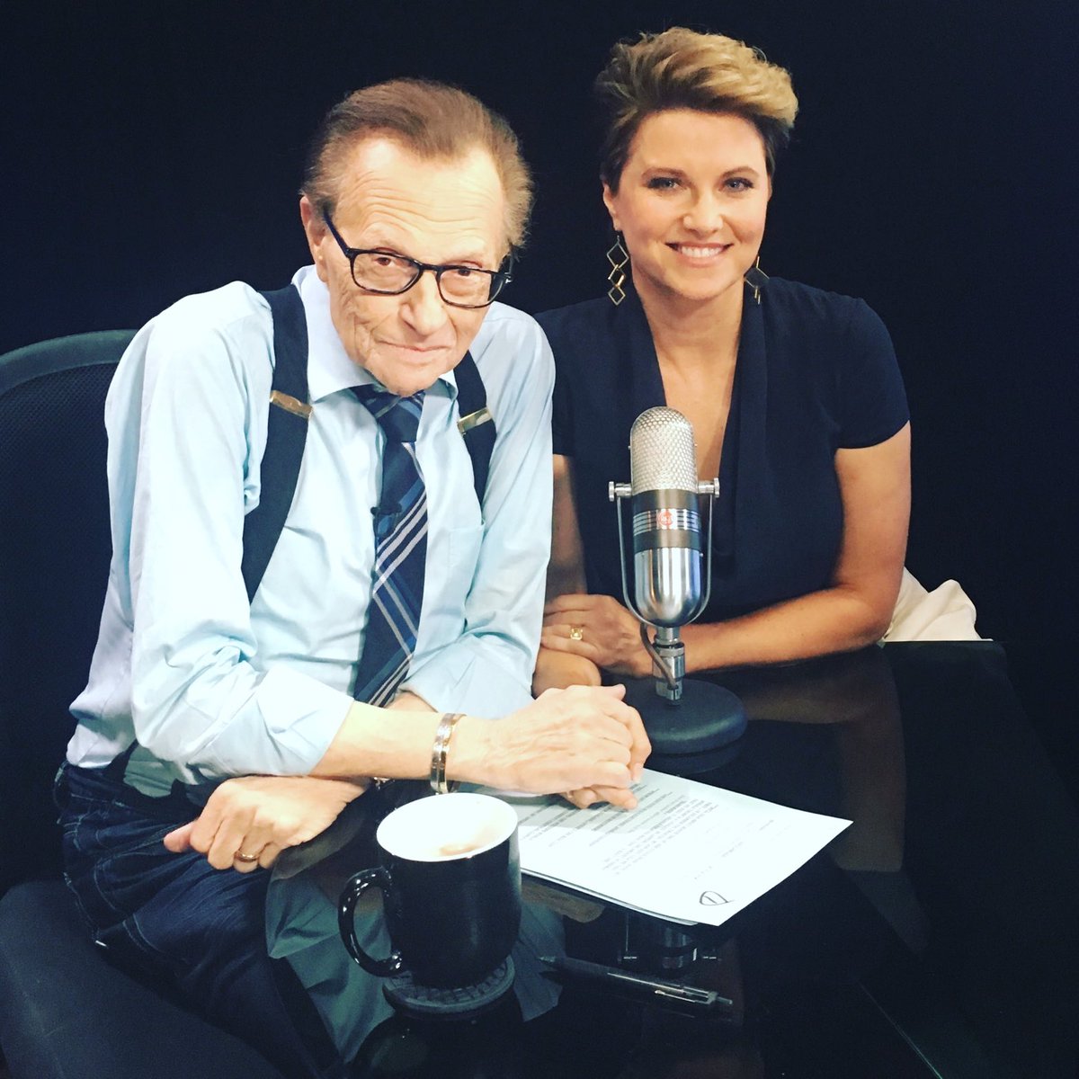 It was always my dream to be interviewed by Mr Larry King ⁦<a href="/kingsthings/">Larry King</a>⁩. What an honour to have sat beside him. He’s gone Supernova. I am filled with good feelings thinking of what he did for us all. #love