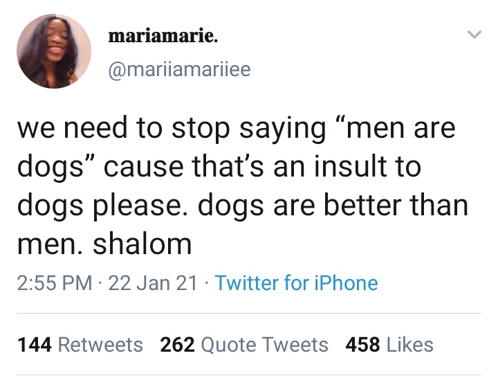 Retweet if you see this pleaseSummary on today's VIOLENCE: Reporting from Winter Studios  1. "All men are dogs"It's never too late for wahala that starts at midnight.One Mariiamariee said dogs are better than men chaiii.The male race dragged her hear and dare.