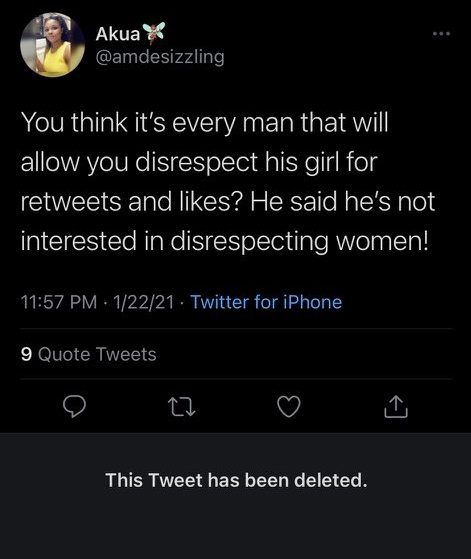 8. One day tweet go loadddddd