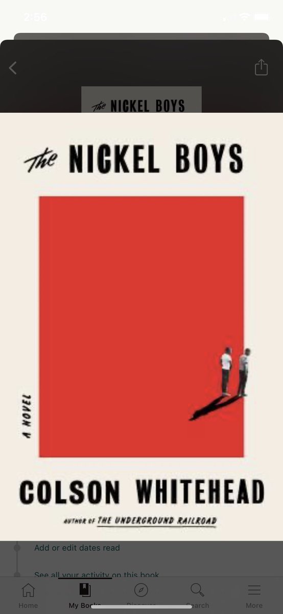 Book 13/2021 NICKEL BOYS You already know this one was good.  #caitreads