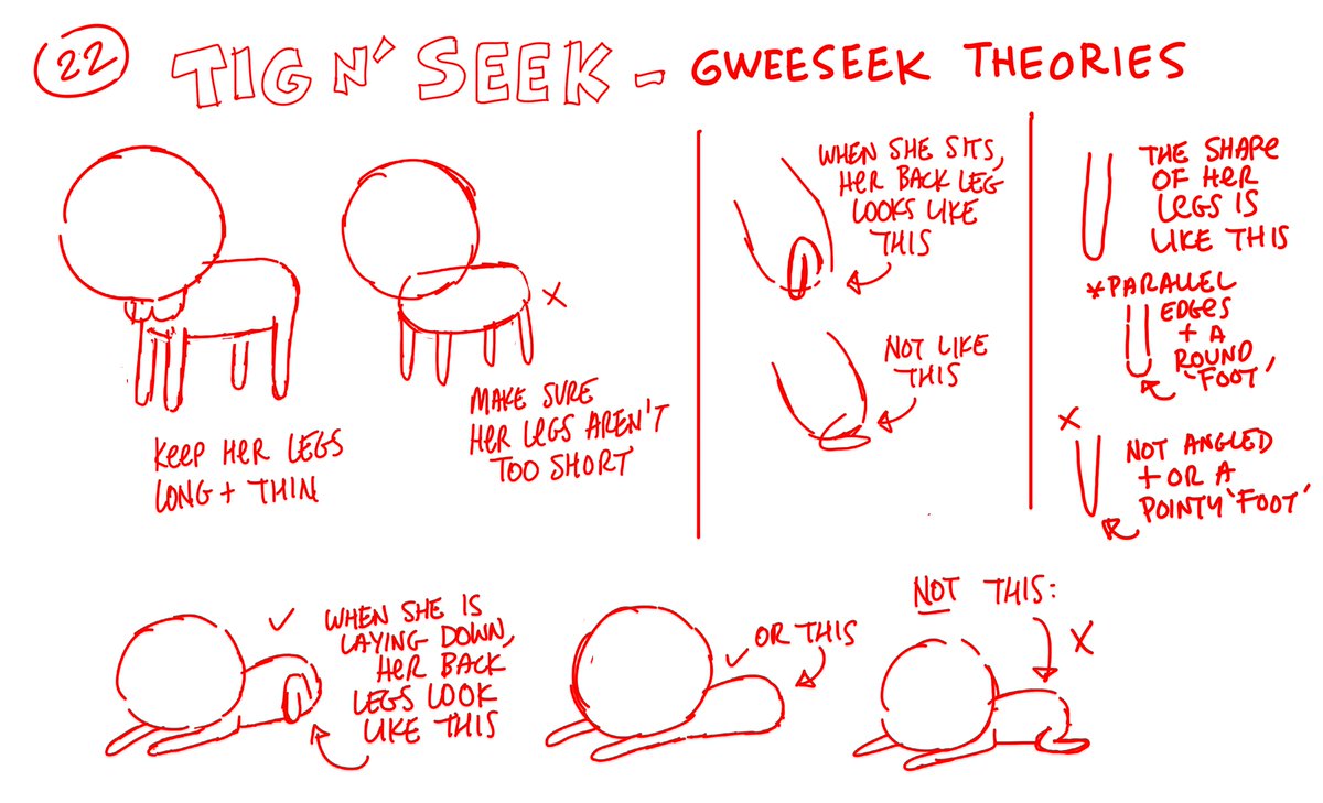 22/ Her legs were tricky...