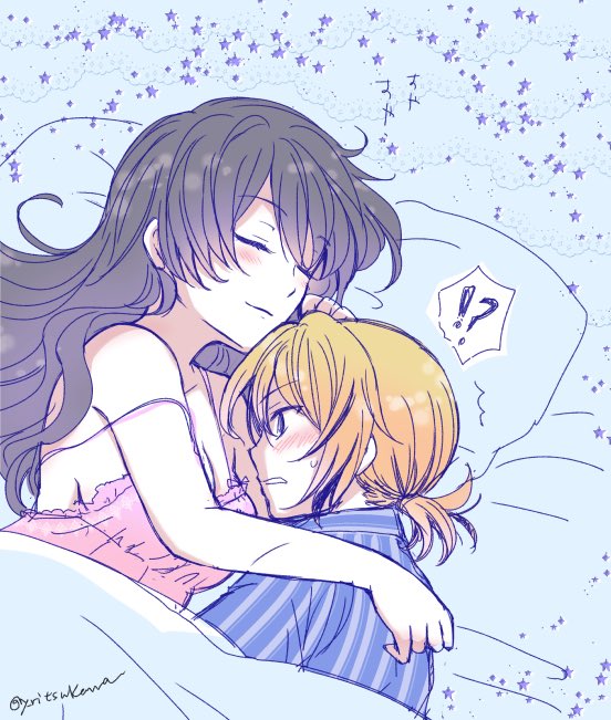 ※注意受け女体化

夜中にベッドを間違えて潜り込んでくるフェイス♀ちゃん(ジュニフェイ♀)
がまんできなくなって描いてしまった… 