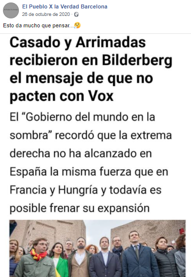 Interviene El Pueblo X la Verdad, from Barcelona. Otros que, bajo el manto magufo, no dejan espacio a dudas.