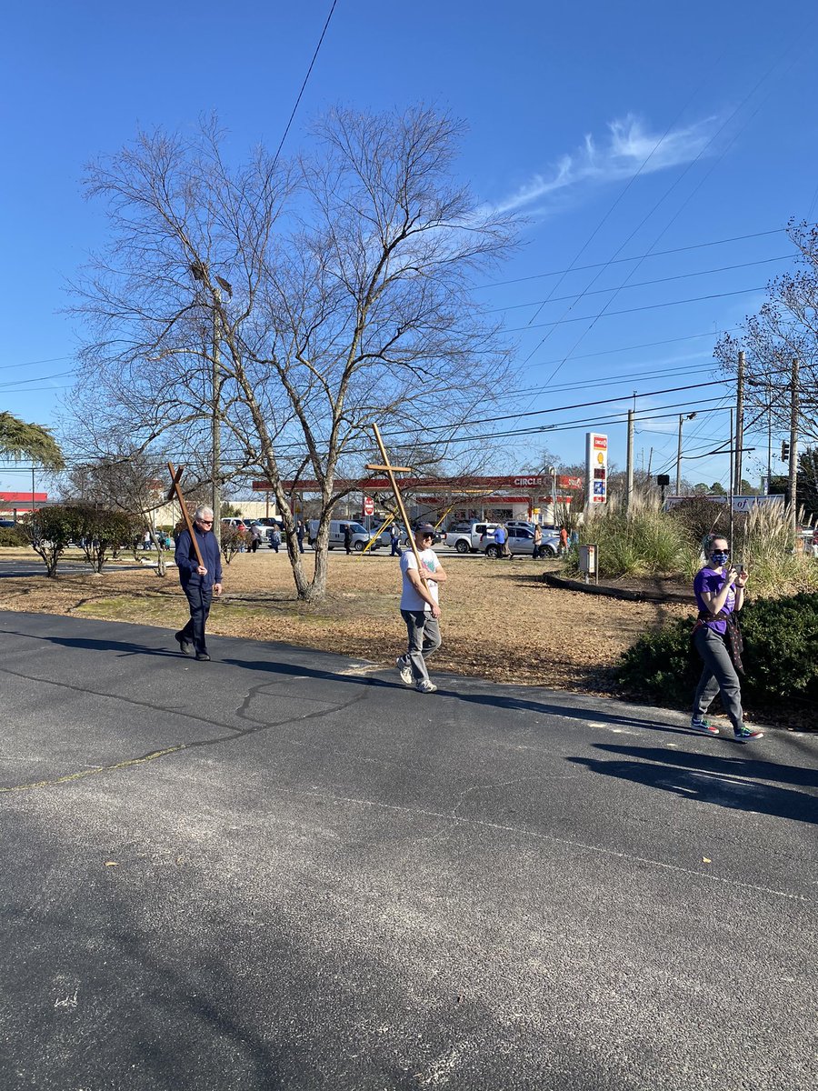 scrossdiosav's tweet photo. March for Life taking place outside of the Alleluia Community School in Augusta. Look for additional coverage online and in the next print issue of the Southern Cross. (Photos by @suggswriter ) https://t.co/qYHu82JzVp