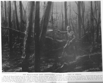 I'm still trying to find out what he received his MC for, so will add that to this thread when I do find it. In the meantime, here is a copy of a print I have found on the internet this evening of the above action - not the best quality but better than nothing! (5/6)