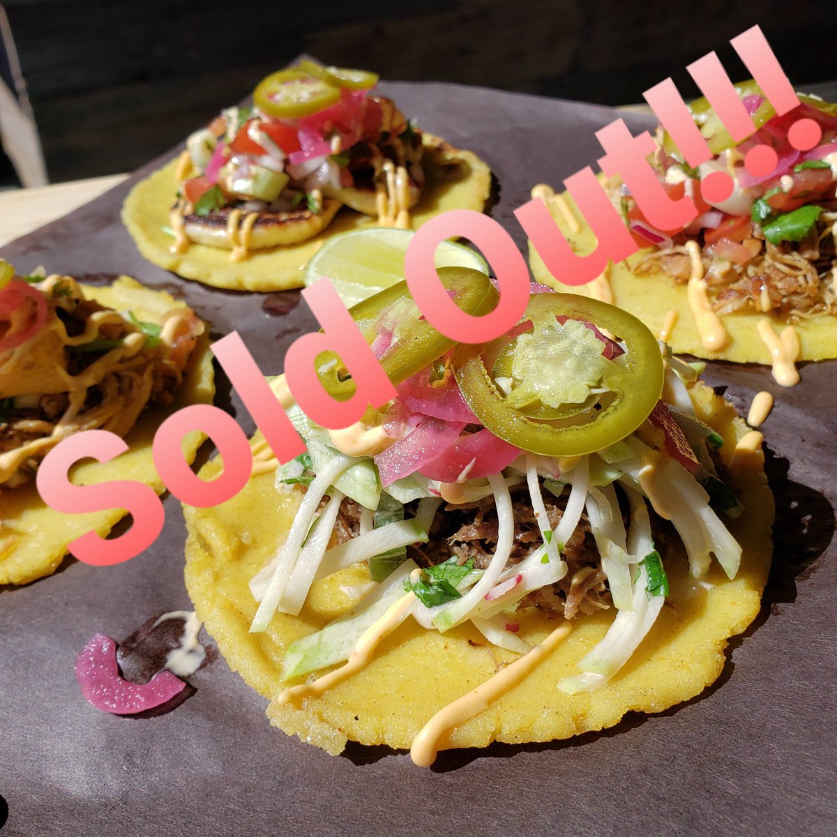 WOW!!! Sold out in 4 hours! If you have a pre-order we have your tacos but that's it! Thanks Ottawa!!!
