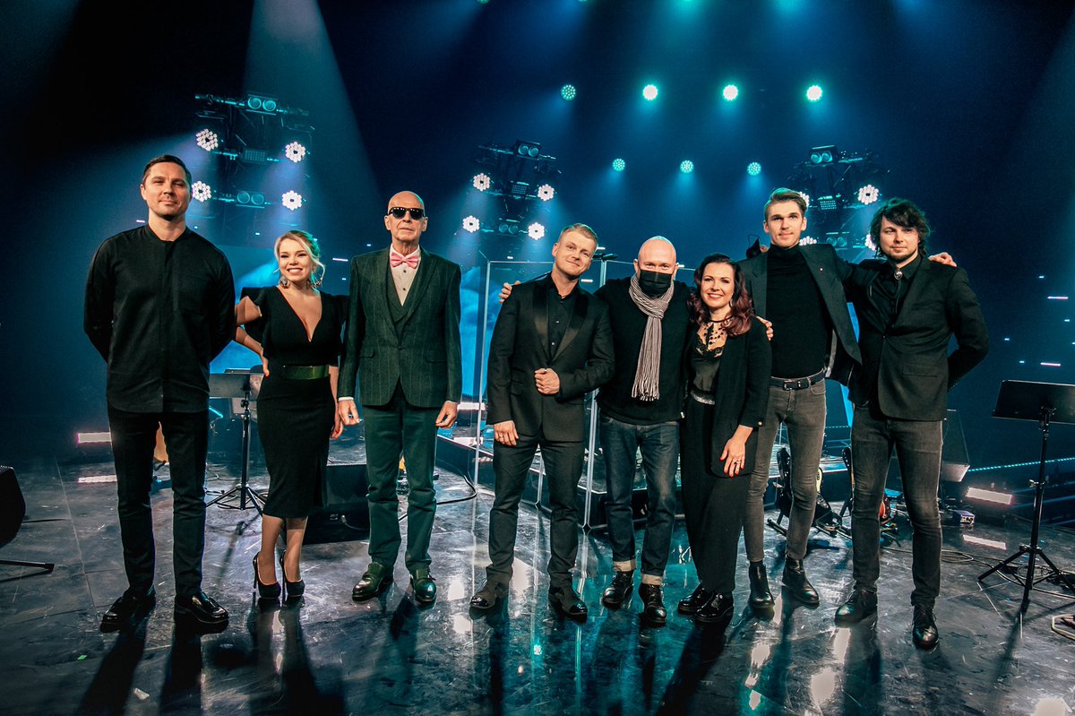 JanisForte's tweet photo. 🎥🎼 Leģendārā komponista Mārtiņa Brauna "Koncerts Z studijā" @LatvijasTV izskanējis. Paldies visai lieliskajai komandai par kopīgo darbu! Uz tikšanos citos koncertos! 🎤🎹🎸🥁#MārtiņšBrauns #LatvijasTelevīzija #ForteProduction https://t.co/HhIDGNM9zL