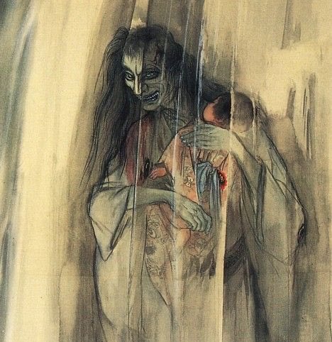 ddoniolvalcroze's tweet photo. Japanese 19th Century ghost scrolls https://t.co/yyjhoNlCz0