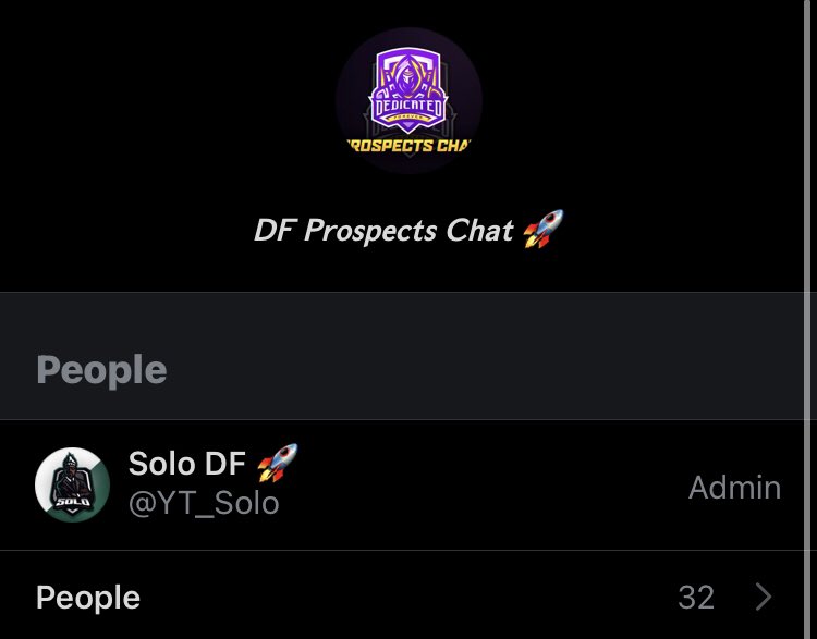 YT_Solo's tweet photo. Who wants to join the DF Prospects Chat!? We just did a massive clear-out, and are looking for the next generation of DF members. 

REPLY + RETWEET + LIKE if you want to get in 👀🚀 https://t.co/NlWdzQmm60