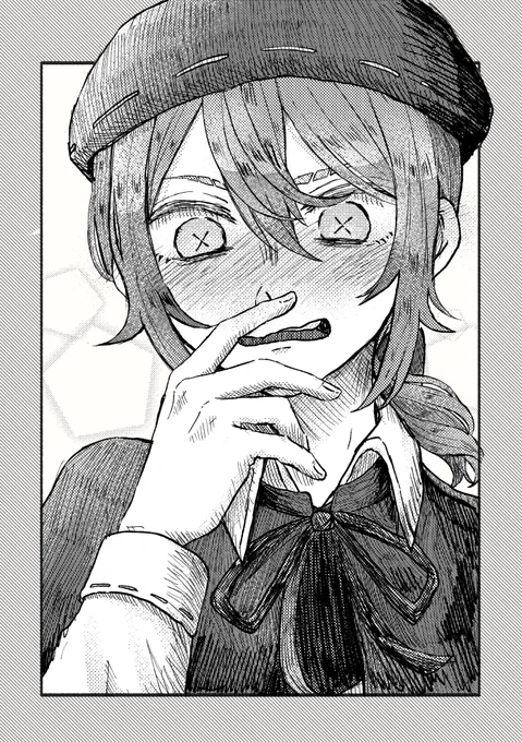 #リプきたキャラの恋を自覚した瞬間の表情を描く
画家、囚人、占い師、納棺師でした!
遅くなりましたがタグ反応ありがとうございました〜! 